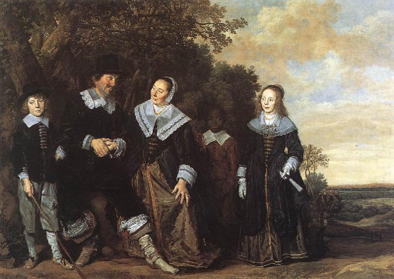 Family Group in a Landscape, HALS, Frans
